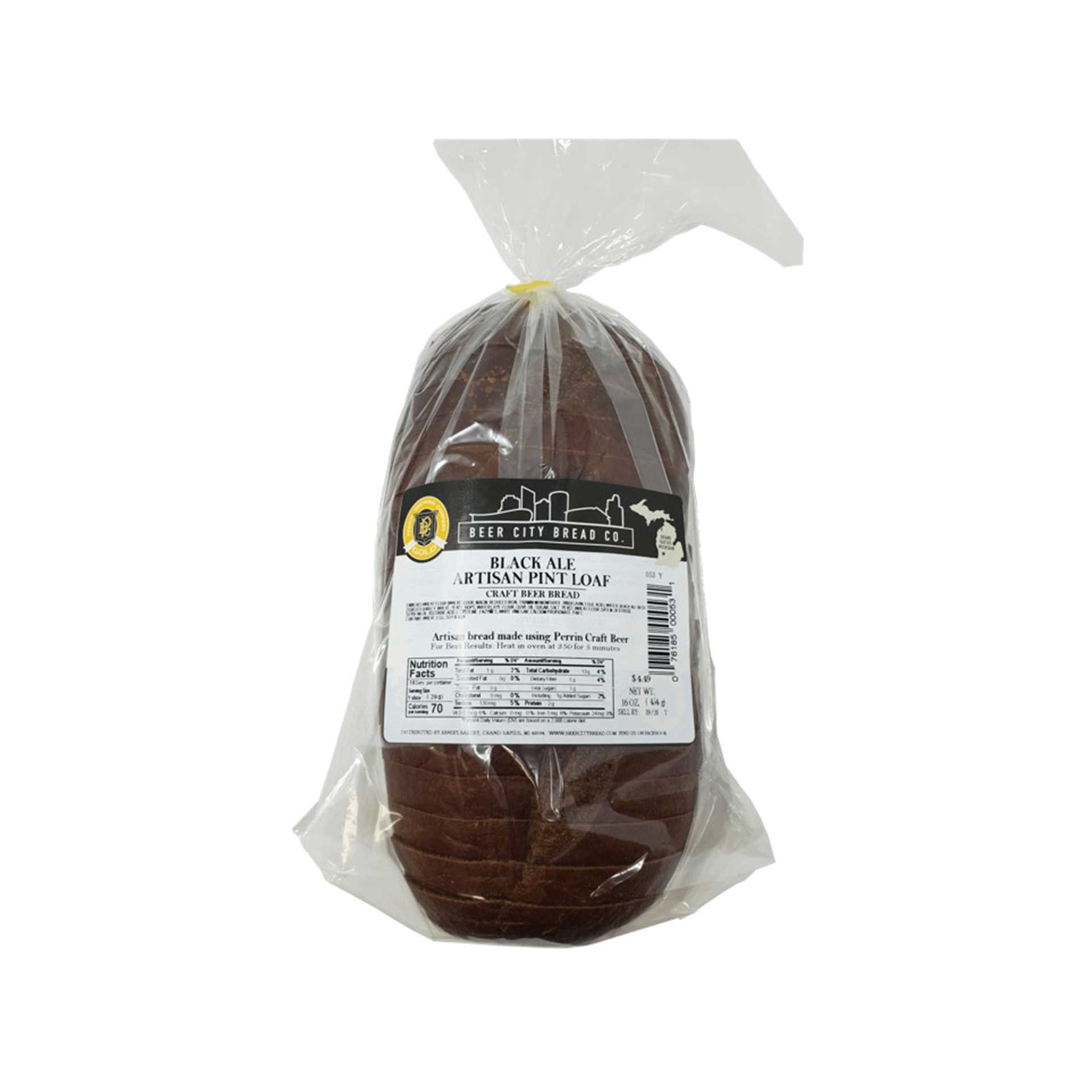 slide 1 of 1, Beer City Bread Black Ale Loaf, 16 oz