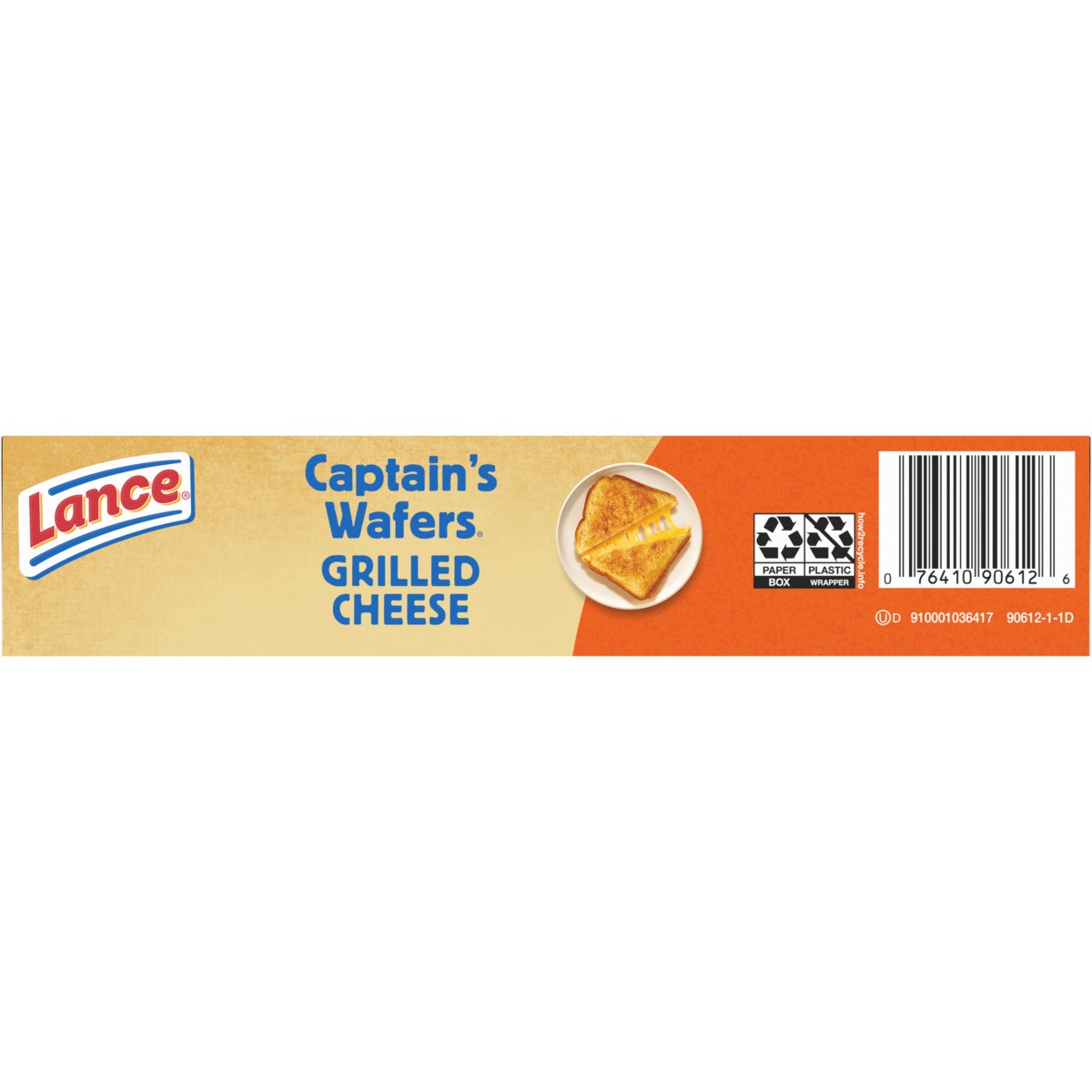 slide 7 of 12, Lance Captain's Grilled Cheese Sandwich Crackers, 13.700 oz