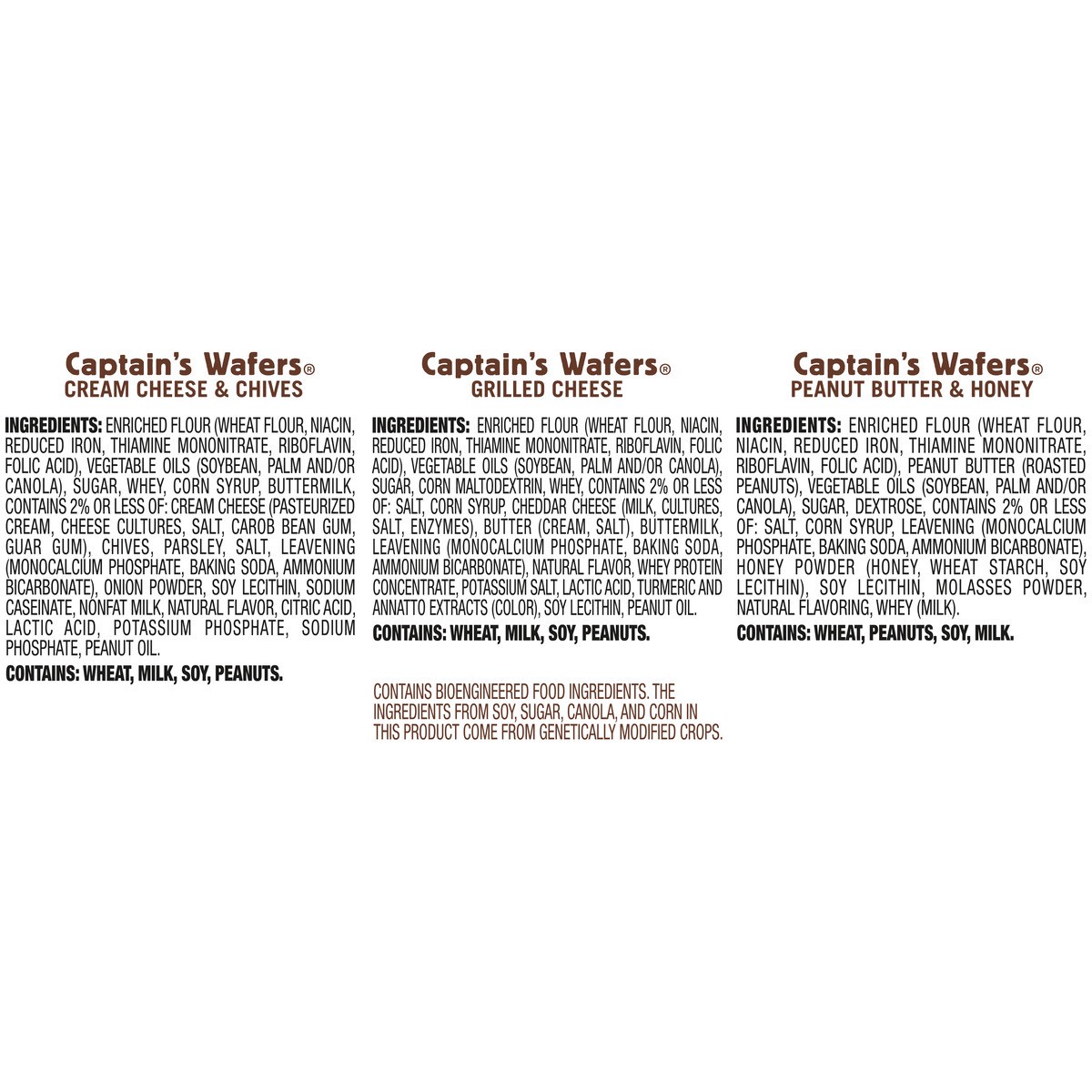 slide 3 of 11, Lance Captain's Wafers Sandwich Crackers Variety, 13.700 oz