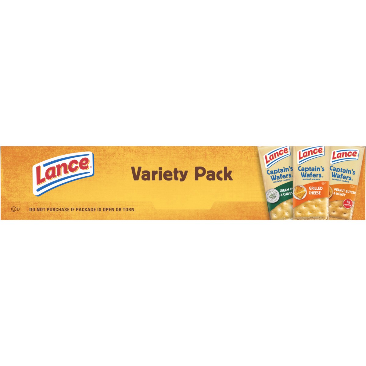 slide 8 of 11, Lance Captain's Wafers Sandwich Crackers Variety, 13.700 oz