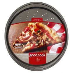 Good Cook Pizza Pan Perforated For Crisp Crust
