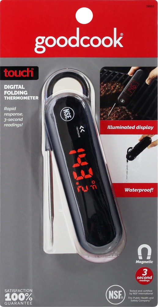 slide 1 of 1, Good Cook Touch Digital Folding Thermometer 1 ea, 1 ct