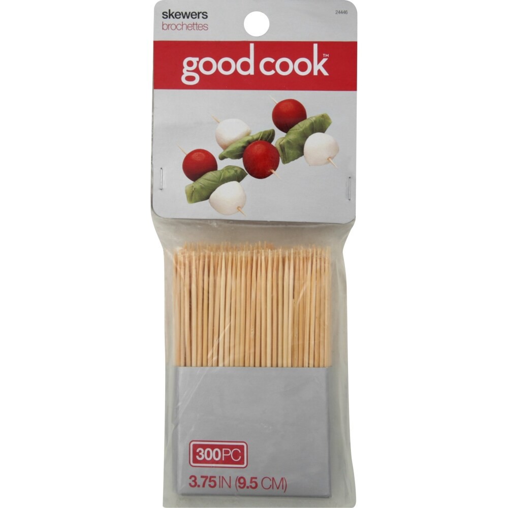 slide 2 of 2, Good Cook Mini Bamboo Skewers, 300 ct