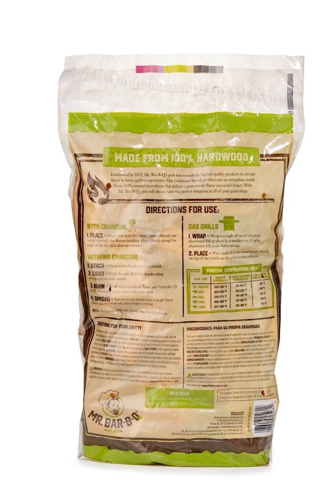 slide 2 of 2, Mr. Bar-B-Q Apple Smoking Wood Chunks, 1 ct