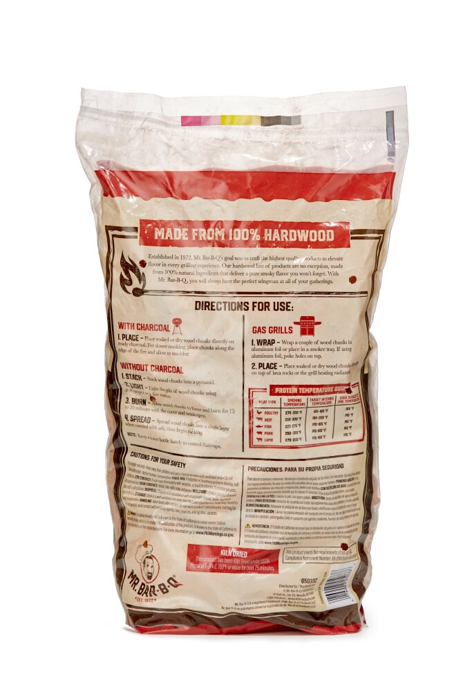slide 2 of 2, Mr. Bar-B-Q Cherry Smoking Wood Chunks, 1 ct