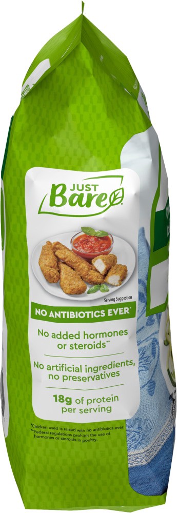 slide 3 of 4, Just Bare Lightly Breaded Italian Style Strips, 24 oz