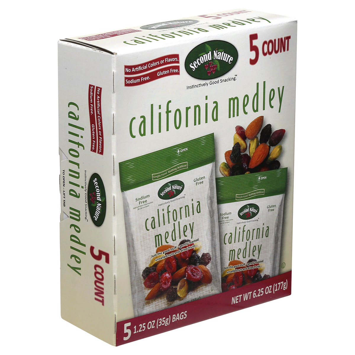 slide 2 of 4, Second Nature California Medley Trail Mix, 5 ct; 1.5 oz