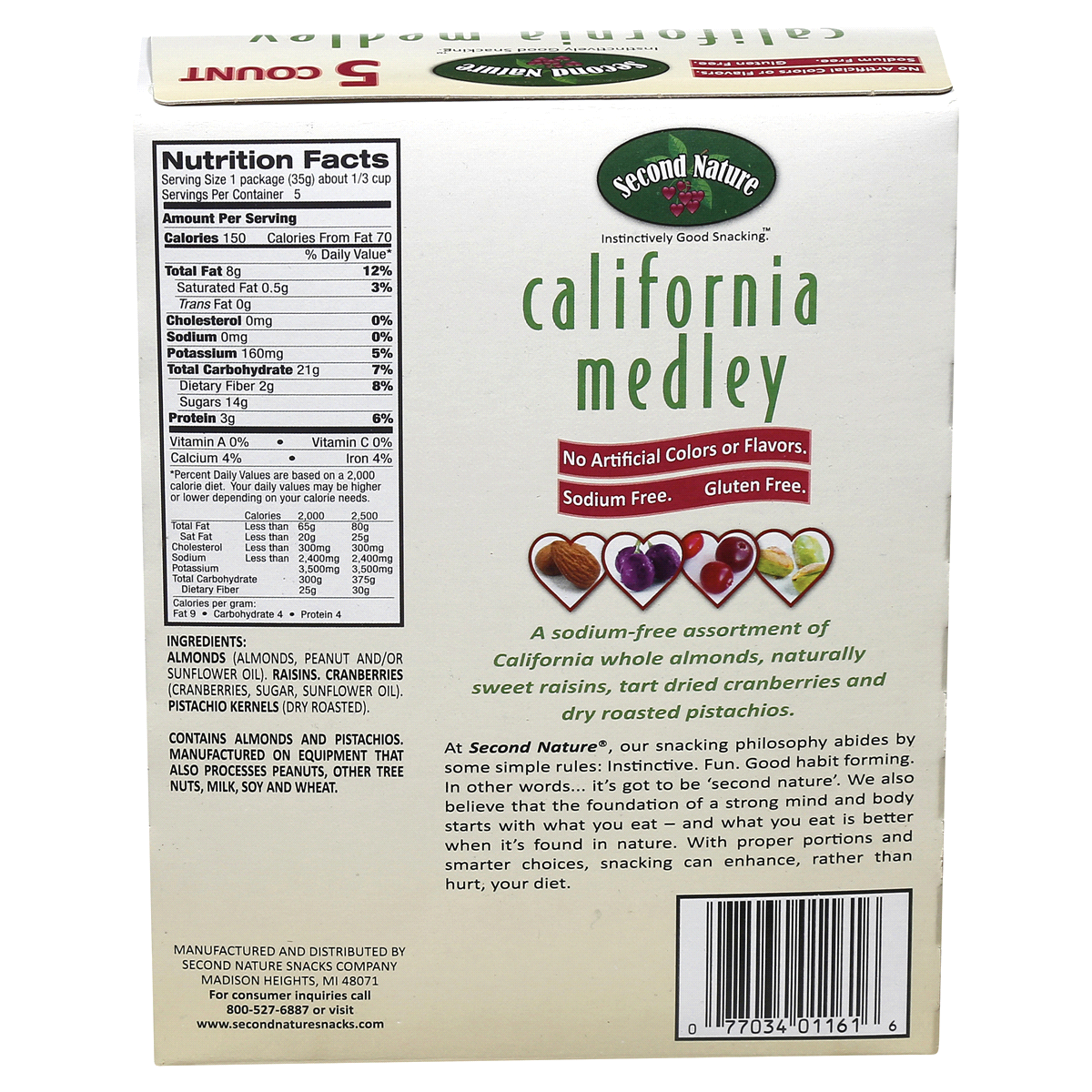 slide 3 of 4, Second Nature California Medley Trail Mix, 5 ct; 1.5 oz