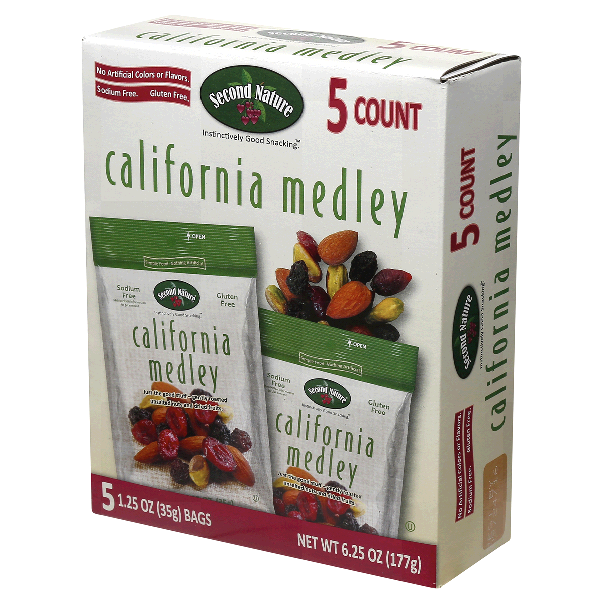 slide 4 of 4, Second Nature California Medley Trail Mix, 5 ct; 1.5 oz