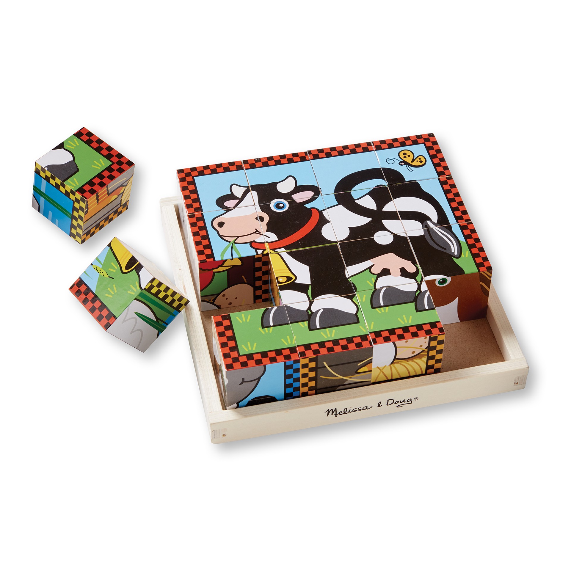 slide 2 of 5, Melissa & Doug Cube Puzzle Asst, 1 ct