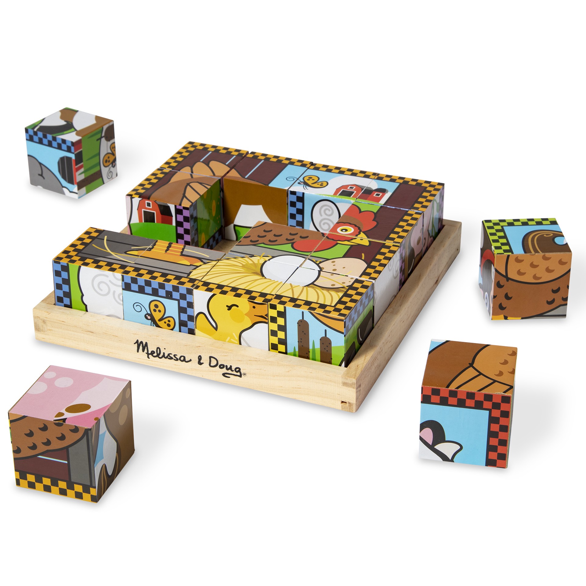 slide 4 of 5, Melissa & Doug Cube Puzzle Asst, 1 ct