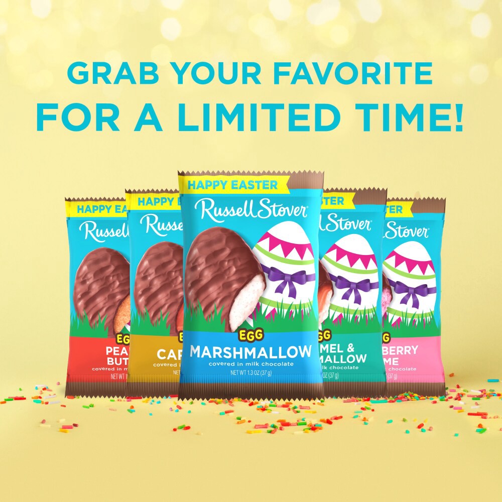 slide 3 of 6, RUSSELL STOVER Easter Marshmallow Milk Chocolate Easter Eggs 6 pack, 7.8 oz., 6 ct