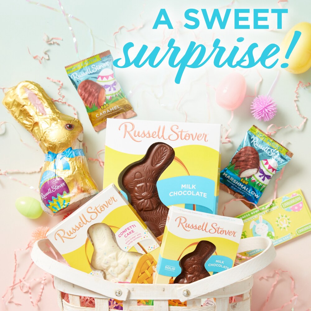 slide 3 of 6, RUSSELL STOVER Easter Marshmallow Milk Chocolate Easter Eggs 6 pack, 7.8 oz., 6 ct