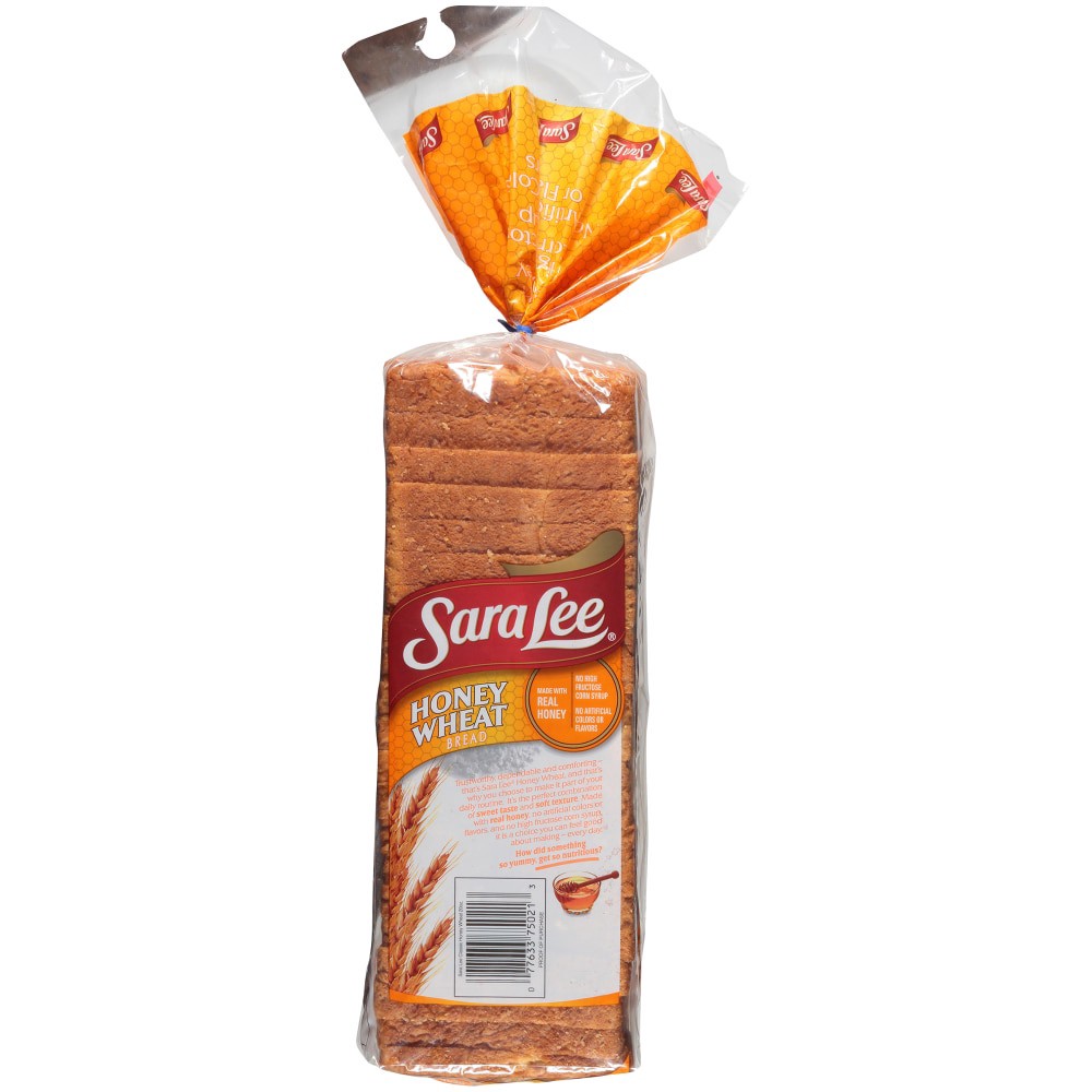 slide 4 of 5, Sara Lee Honey Wheat Bread, 20 oz