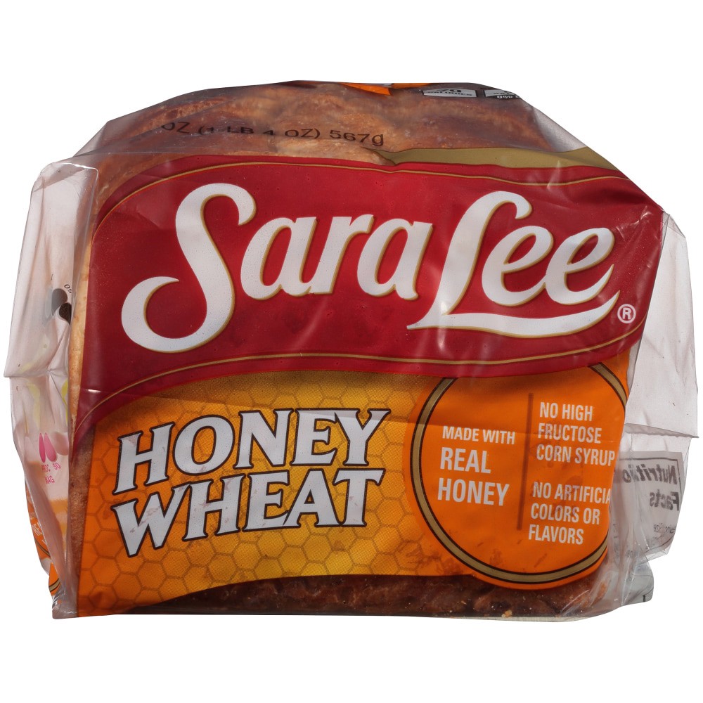 slide 3 of 5, Sara Lee Honey Wheat Bread, 20 oz