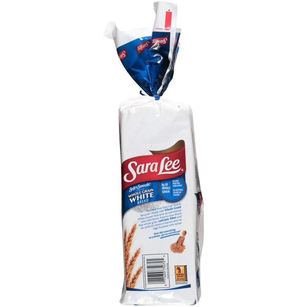 slide 2 of 5, Sara Lee Soft Whole Grain White Bread, 20 oz
