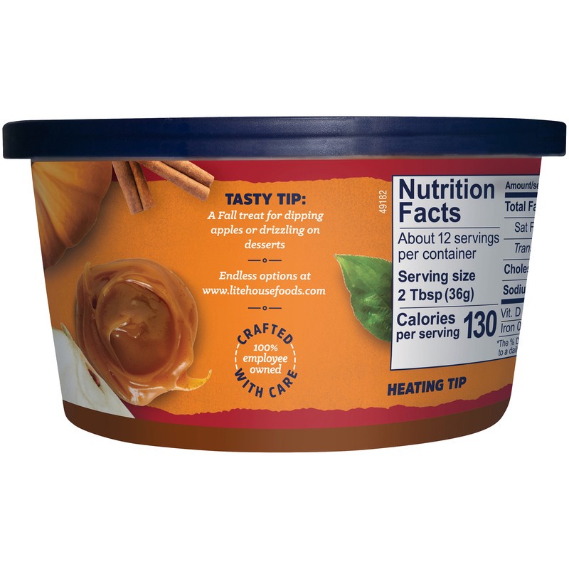 slide 4 of 5, Litehouse Pumpkin Spice Caramel Dip 16 oz. Tub, 16 oz