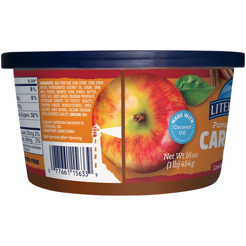 slide 5 of 5, Litehouse Pumpkin Spice Caramel Dip 16 oz. Tub, 16 oz