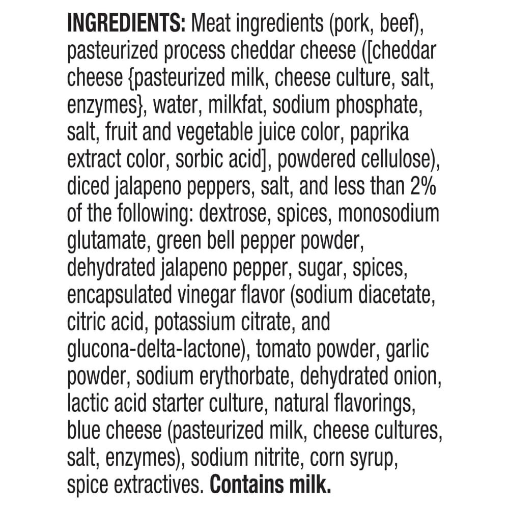 slide 2 of 4, Johnsonville Jalapeno Cheddar Summer Sausage Slices, 1 ct