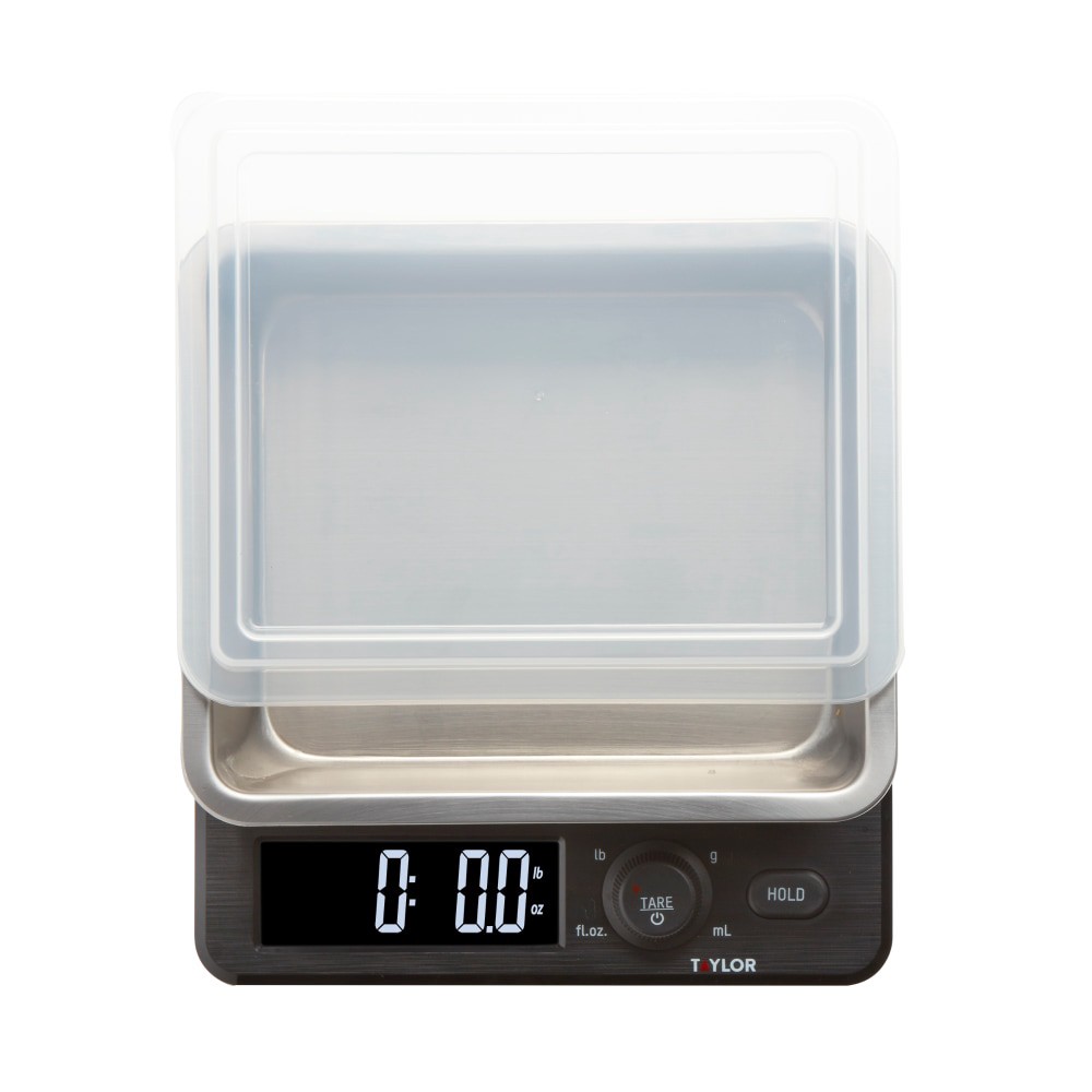 slide 3 of 3, Taylor Kitchen Scale With Container And Lid, 1 ct