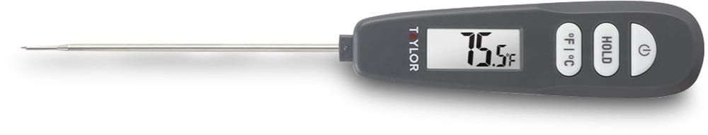 slide 2 of 2, Taylor Digital Thermocouple Thermometer Black, 1 ct