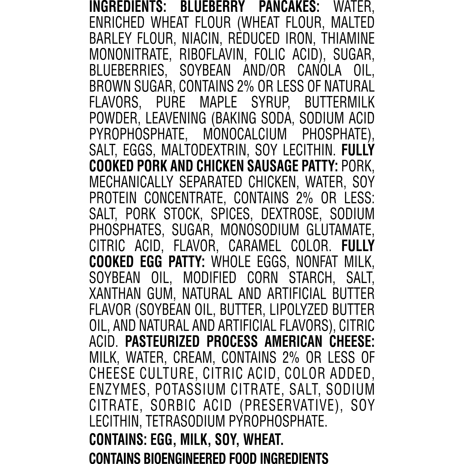 slide 5 of 5, Jimmy Dean Blueberry Griddle Cake Sausage, Egg and Cheese Sandwiches, 4 ct, 18.8 oz Box, 4 ct