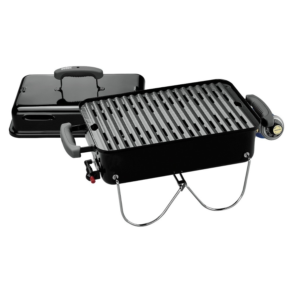 slide 2 of 4, Weber 1141001 Go-Anywhere Portable Gas Grill - Black, 1 ct