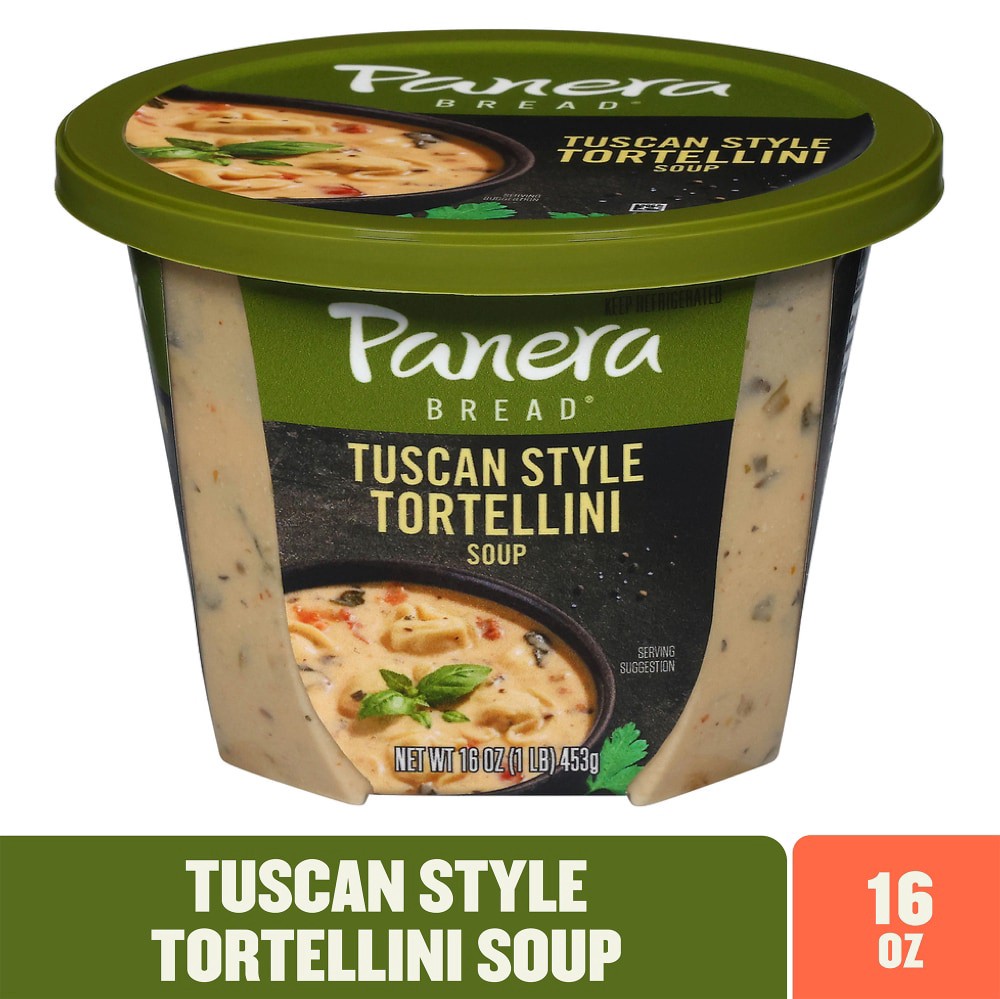 slide 5 of 6, Panera Bread Tuscan Style Tortellini Soup, 16 OZ Soup Cup, 16 oz
