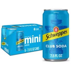 Schweppes Club Soda - 6 ct; 12 oz