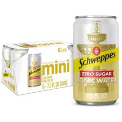 Schweppes Zero Sugar Tonic Water Cans
