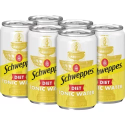 Schweppes Diet Tonic Water Slim Cans