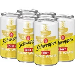 Schweppes Diet Tonic Water Slim Cans
