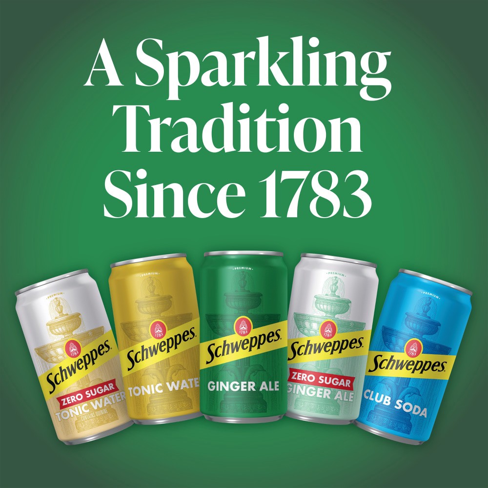 slide 3 of 5, Schweppes Diet Tonic Water Slim Cans, 6 ct; 7.5 fl oz