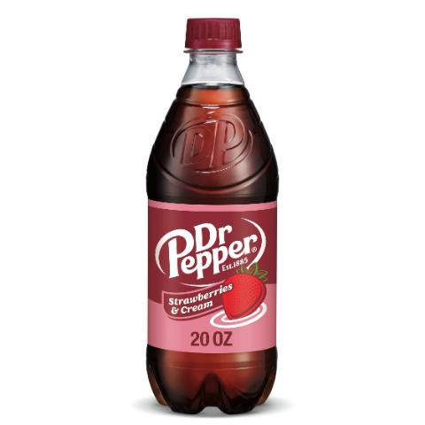 slide 1 of 1, Dr Pepper Strawberries & Cream, 20 oz