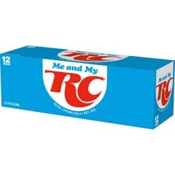 Royal Crown RC Cola Soda, 12 fl oz cans, 12 pack