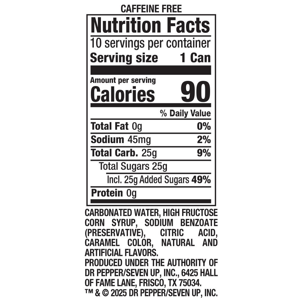 slide 5 of 6, A&W Ice Cream Sundae Soda, 7.5 fl oz mini cans, 10 pack, 10 ct