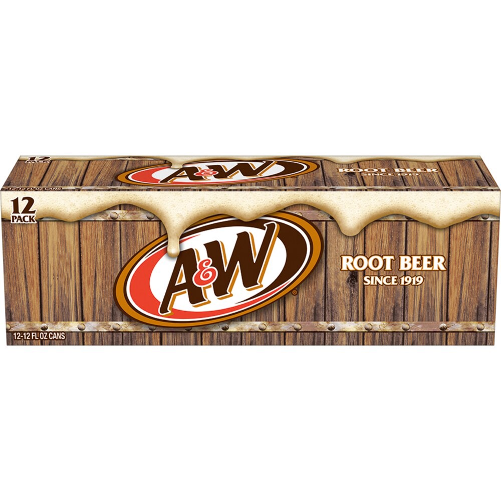 slide 4 of 6, A&W® Root Beer Soda Cans, 12 ct; 12 fl oz