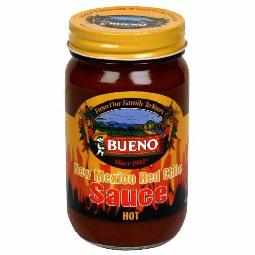 slide 1 of 1, Bueno Foods Hot Enchilada Sauce, 16 oz