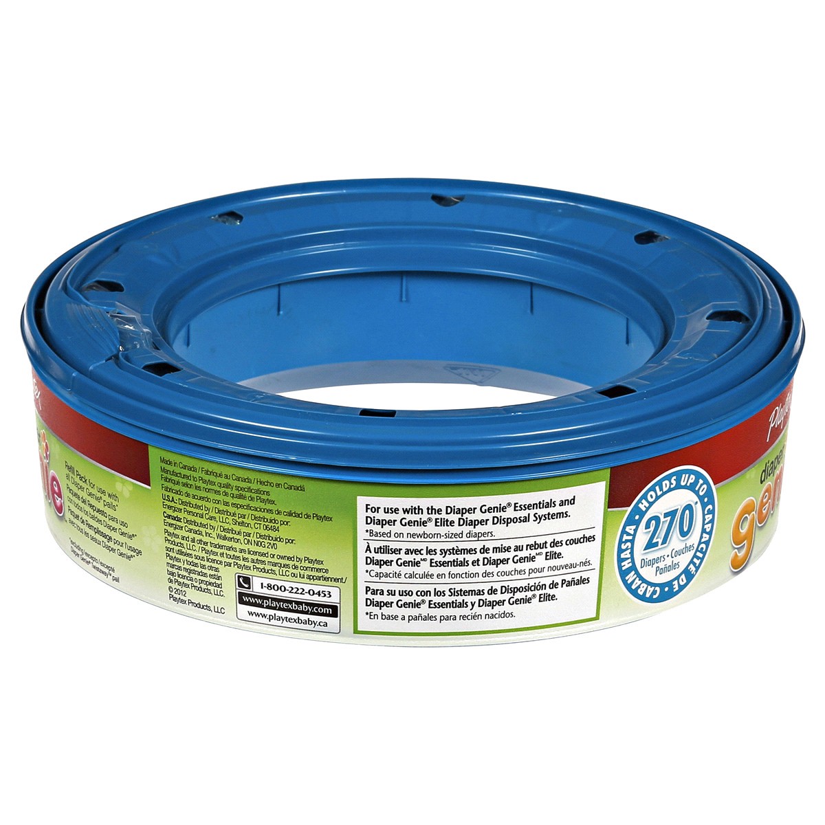 slide 3 of 5, Playtex Baby Diaper Genie Diaper Disposal Pail System Refills, 1 ct