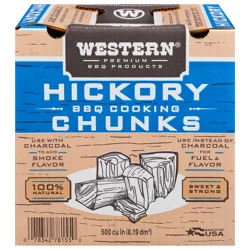 Western Premium BBQ Products Western Hickory BBQ Cooking Chunks