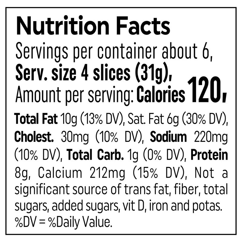 slide 3 of 5, 12/7Oz Seriously Sharp White Cheddar Cracker Cut, 26 ct