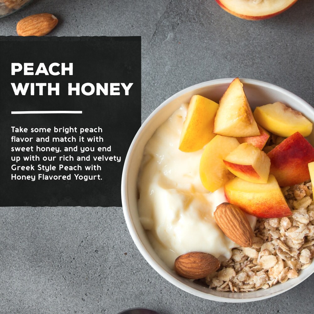 slide 2 of 6, Greek Gods Honey Peach Greek Yogurt, 24 oz