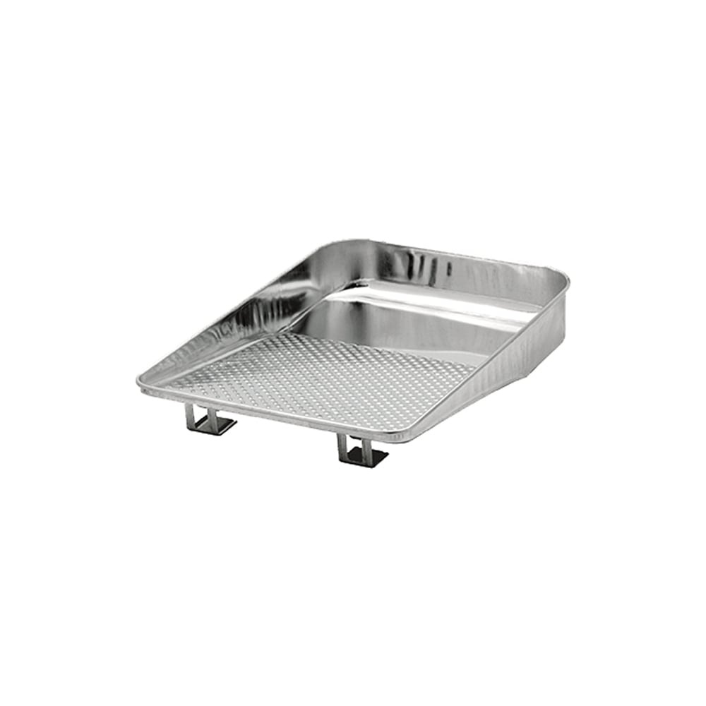 slide 1 of 1, Valspar Rubberset Metal Tray - Silver, 1 ct