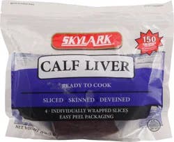 Skylark Bagged Sliced Calf Liver