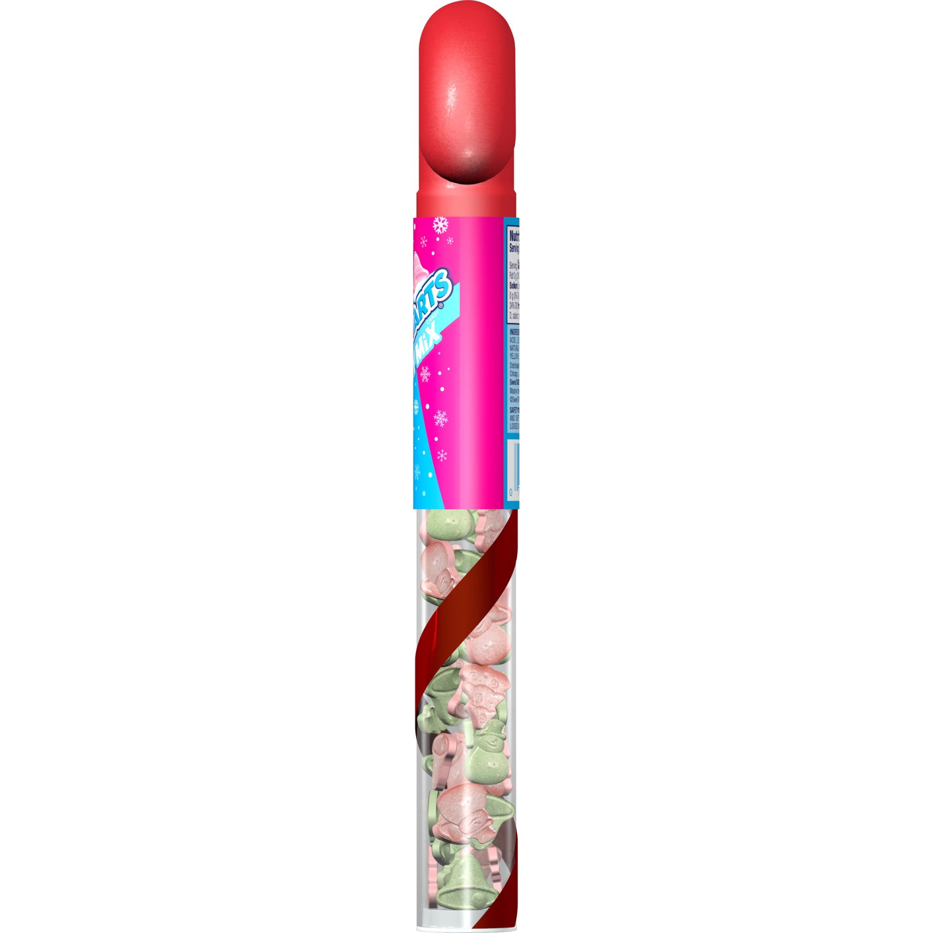 slide 6 of 8, SweeTARTS Novelty Merry Mix Filled Cane 06213 157726 Holiday 1.2 oz, 1.2 oz