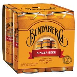 Bundaberg Ginger Beer Mini Cans - 6.8 fl oz