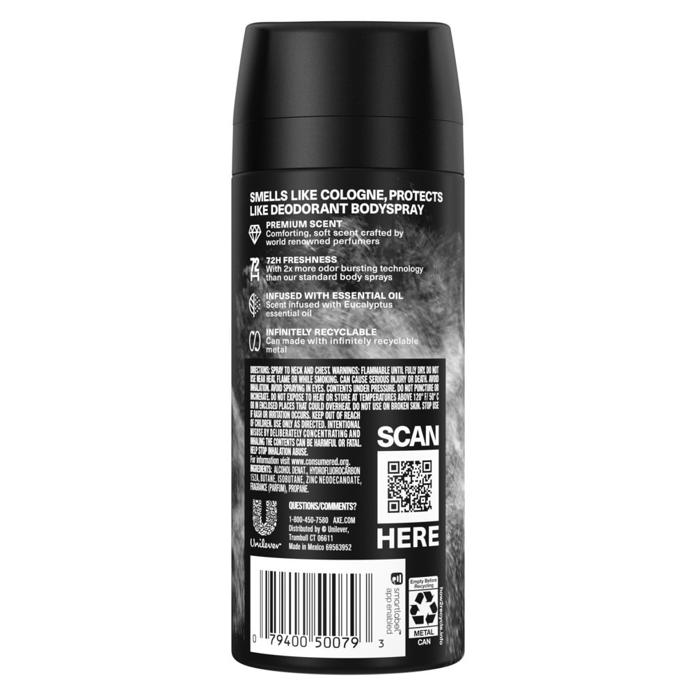 slide 2 of 2, Axe Fine Fragrance Collection Pure Coconut Premium Deodorant Body Spray, 4 fl oz