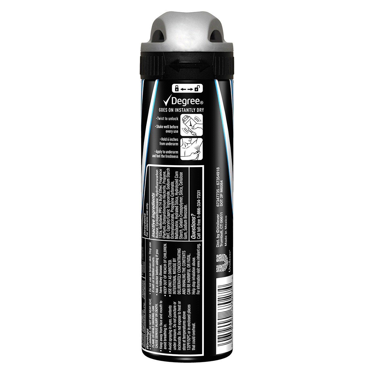 slide 4 of 4, Degree Men Antiperspirant Deodorant Dry Spray Fresh, 3.8 oz