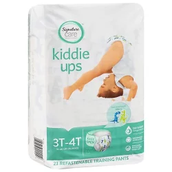 Signature Care Kiddie Ups Boy Training Pants 3T 4T - 23 Count