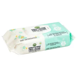 Open Nature Free & Clear Fragrance Free Ultra Soft Baby Wipes - 64 Count